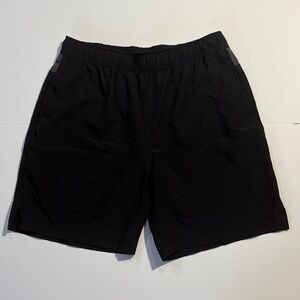 Speedo Black and Grey Swim Trunks - Men’s Size M